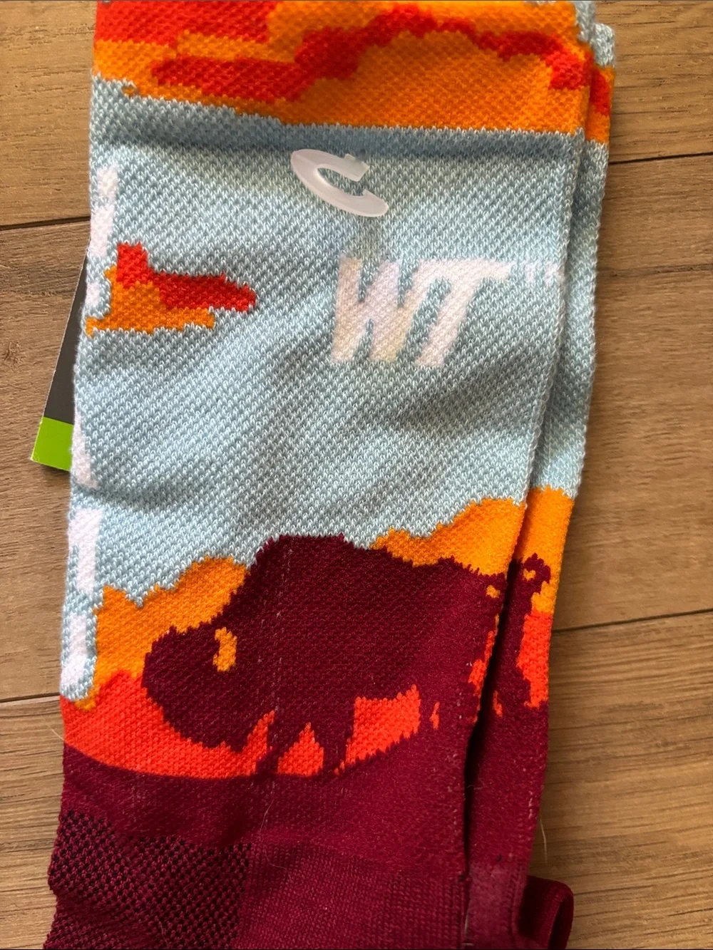 BUNDLE $3/$15  Sock Guy West Texas A & M  University Maroon Novelty Crew  nwt